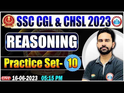 SSC CHSL 2023 Reasoning | SSC CGL 2023 Reasoning Practice Set | Reasoning Class By Rahul Sharma Sir