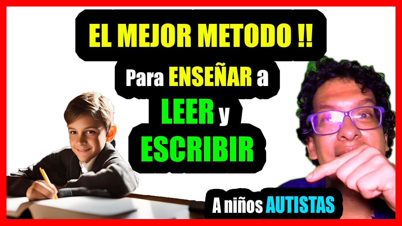 ESTA ES LA FORMA CORRECTA DE ENSEÑAR A TU HIJO AUTISTA A LEER Y ESCRIBIR. !!