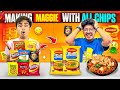 Making Maggie 🍝With All Kinds Of Chips 🧇 | Guess The Maggie Challenge 🫣 - Mann Vlogs