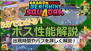 【ゲキスク】これを見れば大体わかる!ボス性能解説編【ゲキシンスクアドラ】