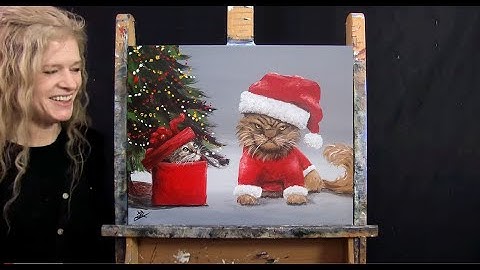 Learn How to Paint GRUMPY CAT, CUTE KITTEN with Acrylic - Paint & Sip at Home - Step by Step Lesson