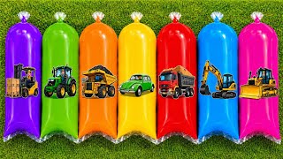 Unboxing Construction Vehicle Toys: Cement Mixer, Excavator, Ambulance, Dump Truck, Tractor, Fire... Unboxing Construction Vehicle Toys: Cement Mixer, Excavator, Ambulance, Dump Truck, Tractor, Fire...
