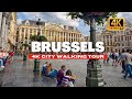  brussels belgium walking tour  historic centre  4kr  60fps 