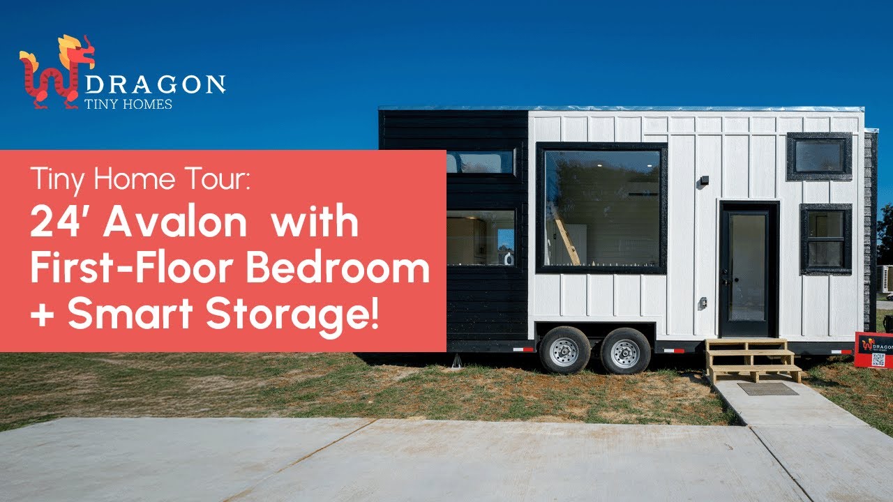 Tiny Home Tour: 24′ Tiny House with First-Floor Bedroom and Adaptable Layout | The Avalon