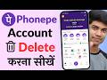 How to delete phonepe account | PhonePe account delete kaise kare | Delete phonepe account