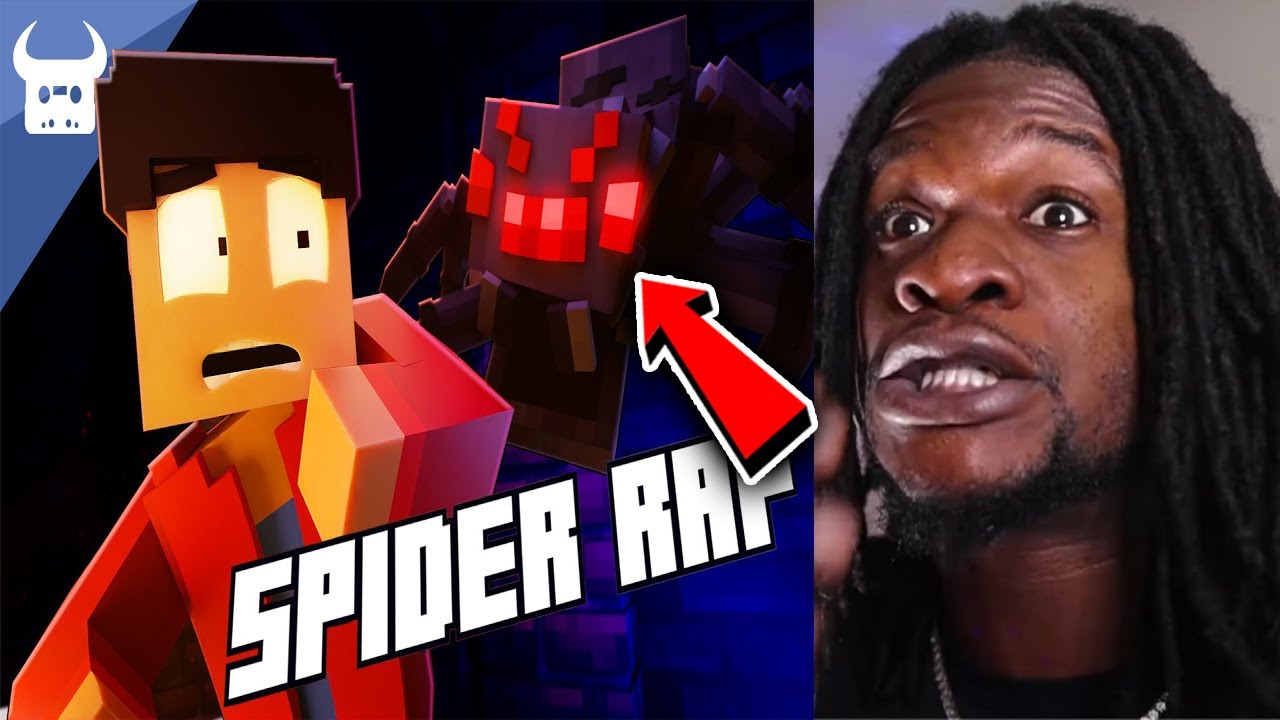 MINECRAFT SPIDER RAP | "Bull Is The Spider" | Dan Bull Animated Music Video (REACTION)