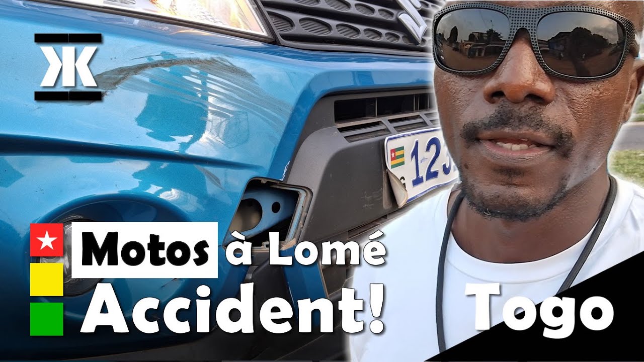 Togo - J'ai un Accident - Les Motos à Lomé (Vlog)
