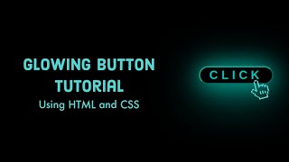Glowing Button Tutorial using HTML and CSS| HTML CSS | V S Code | screenshot 5