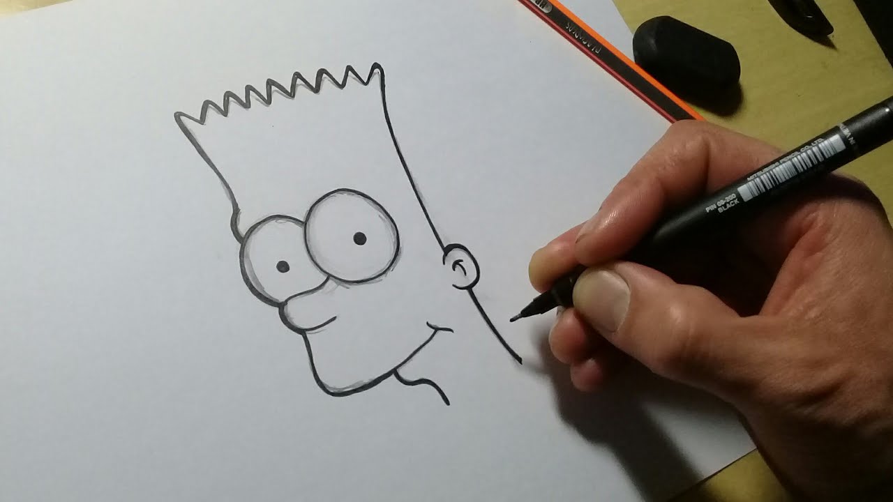 Como Desenhar o Bart Simpson Igual ao Rapper XXXTentacion 