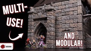 D&D Church - Modular Foam Arched Door and Shrine!