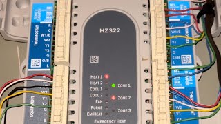 Honeywell HZ322 Zone Board Installation - Replacing single stage controls with 2 stage