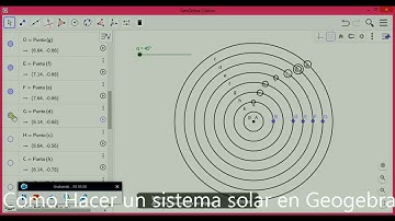 Como Hacer Un Sistema Solar Con Geogebra