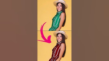 Photoshop how to change clothes color #photoshop #tutorial #photoediting