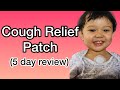 Cough relief patch review  nocough organic herbal cough relief patch