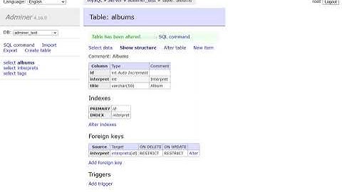 GitHub - vrana/adminer: Database management in a single PHP file