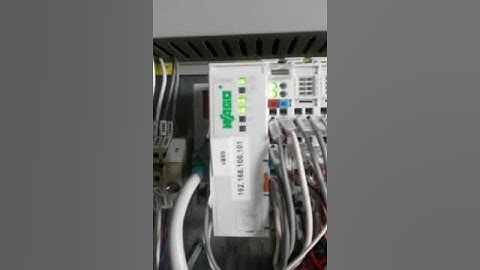 Wago 750-352 error display