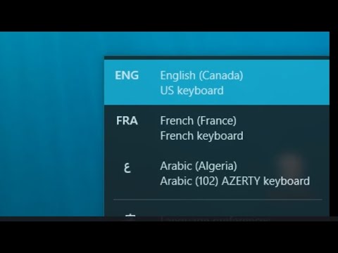 طريقة اضافة لغة جديدة للكتابة لوحة المفاتيح في الويندوز 10