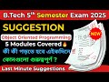 MAKAUT OOPS Suggestion 2025 | 5th Semester CSE | Important Questions &amp; Strategy #makaut #makaut_exam