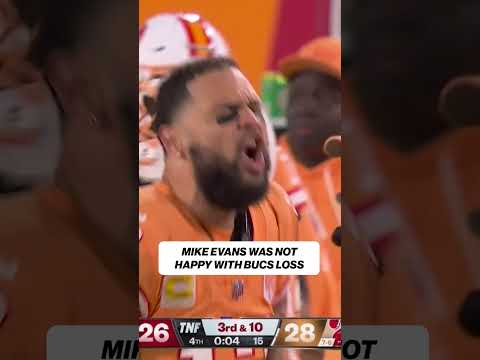 Mike Evans Was NOT Happy With Bucs Loss Bucs NFL Football 