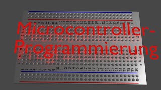 Atmel AVR Programmierung - Blinkende LEDs, gesteckte Schaltung