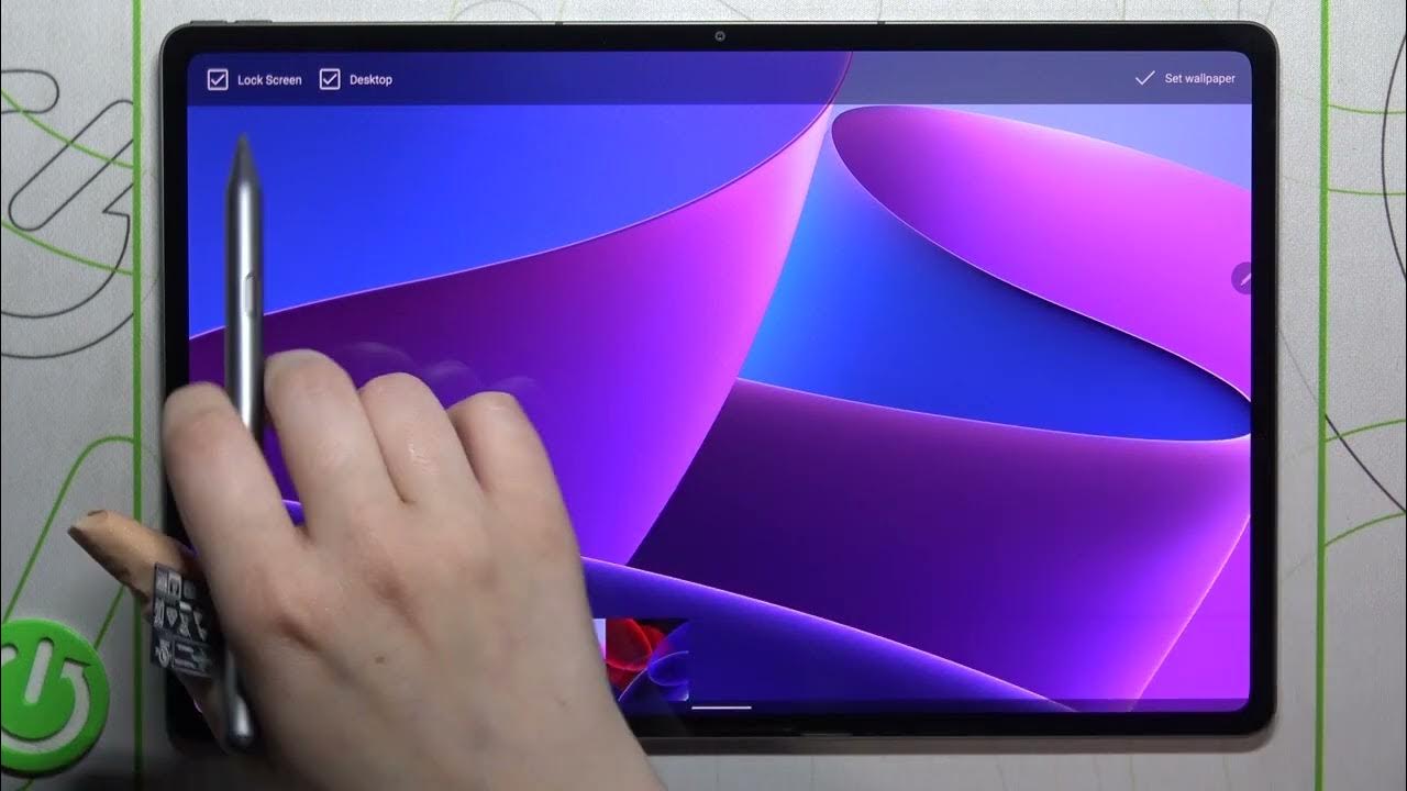 How to Change Wallpapers on LENOVO Tab P12 Pro YouTube