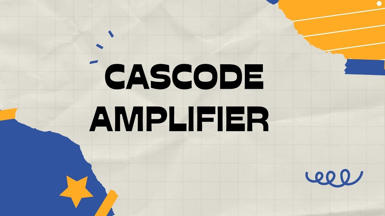 Cascode amplifier analysis - Electronic devices and circuits - YouTube