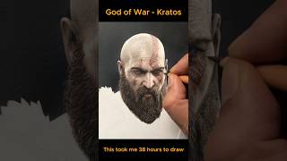Kratos - GOW Timelapse #godofwarragnarok #artology #shorts
