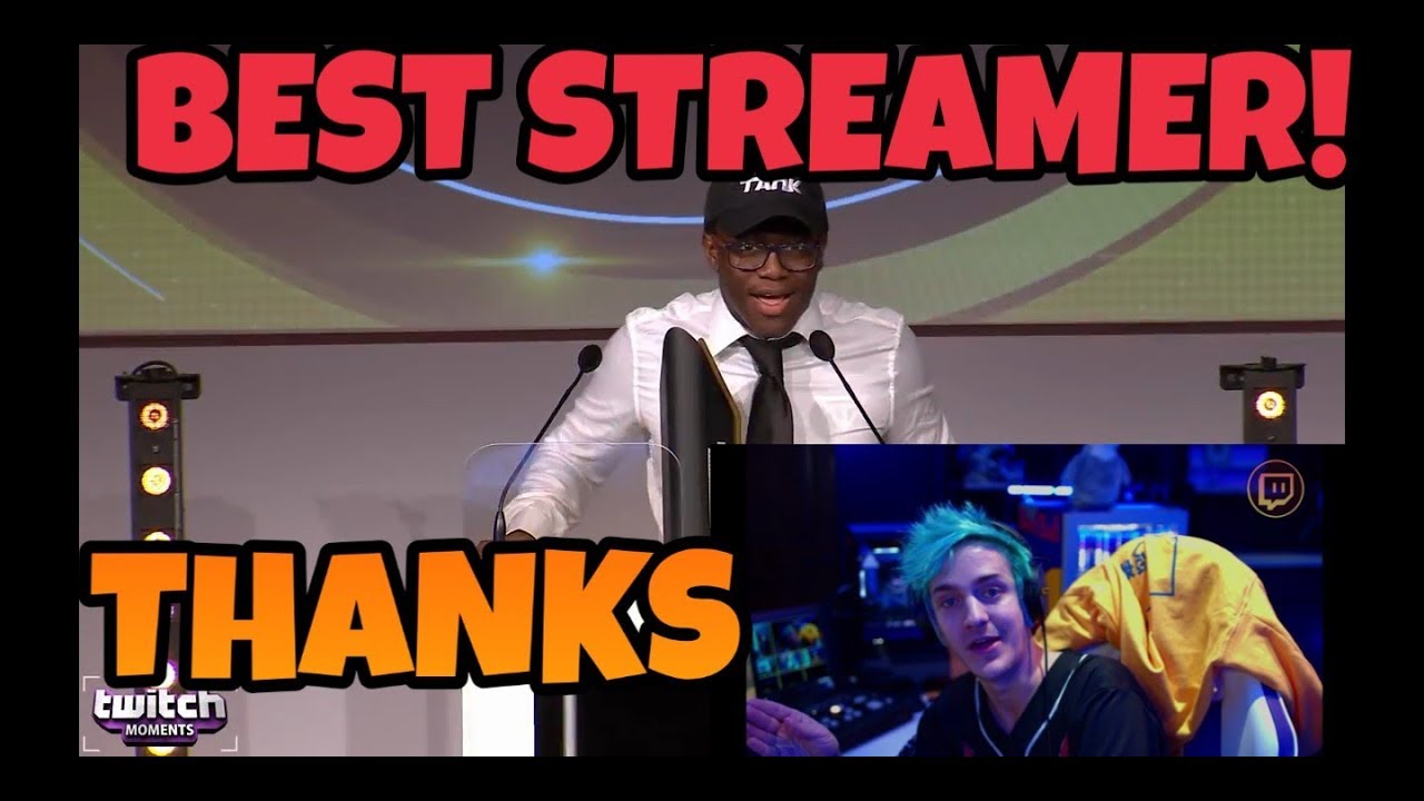 Ninja Wins *STREAMER OF THE YEAR* Award (ESPORTS AWARDS 2018)