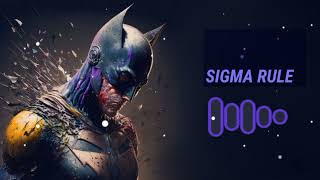 sigma rule ringtone | sigma rule bgm ringtone | attitude ringtone | youtube viral ringtone 2023 | Resimi