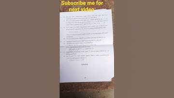 //Msc previous maths// advance modern algebra paper