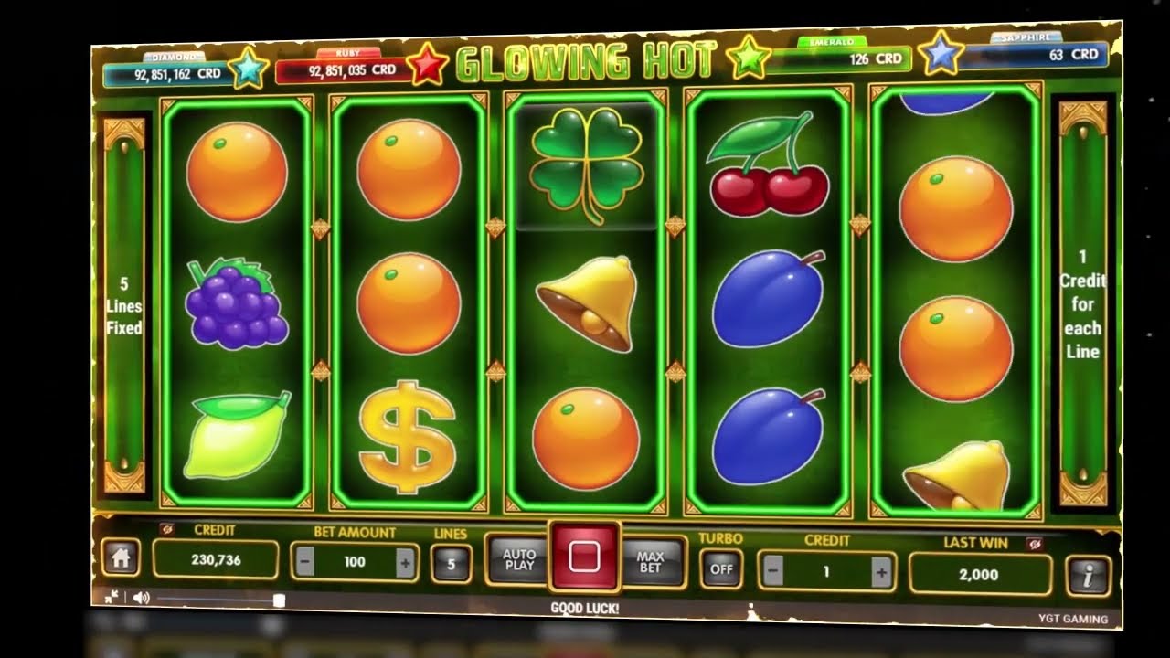 The Glowing Hot Video Slot Game Trailer - YGT Gaming