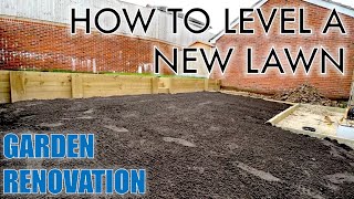 How to Easily LEVEL a NEW LAWN - New Build - Garden Renovation screenshot 5