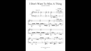 Aerosmith - I Don't Want to Miss a Thing (Piano cover) chords