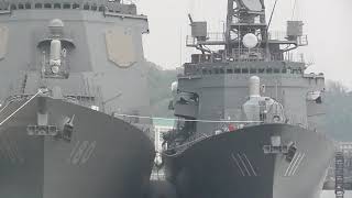 Twin Shields of the Fleet: JS Haguro and JS Onami at Hemi Pier