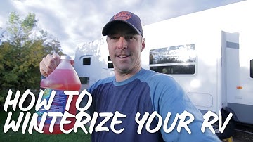 How To Winterize An RV!
