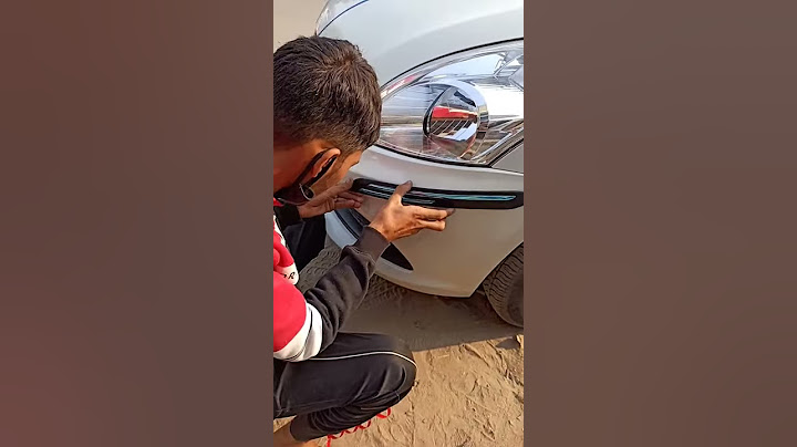 Car Bumper protector Double Crom for Dzire | How to Fix Car Bumper Protector #shorts