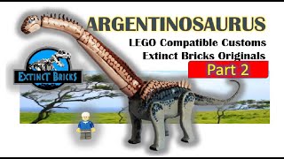 ARGENTINOSAURUS PART 2 - LEGO JURASSIC WORLD DINOSAUR (UNOFFICIAL)LEGO JURASSICPARK JURASSICWORLD