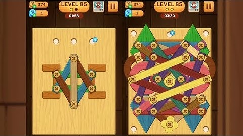Screw Puzzle: Wood Nut & Bolt - Level 85 (requested)