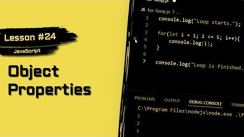 JavaScript For Beginners #24 | Modify Object Properties
