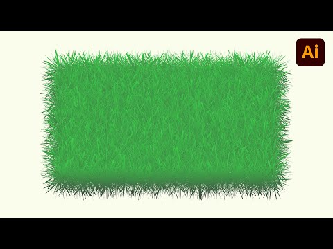 Illustrator Tutorial - How to Make Grass Vector