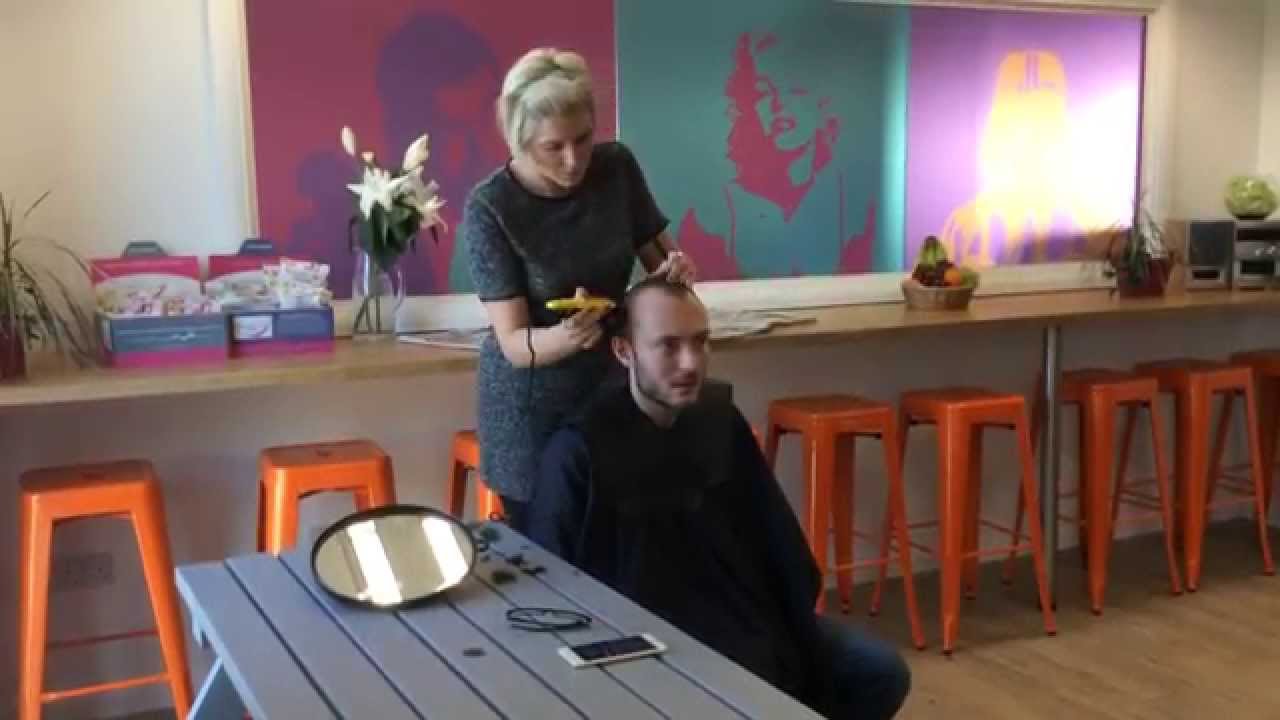 RP2 boys shaving their heads for cancer...