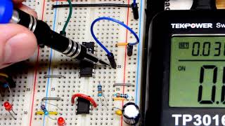 74174  hex D type flip flop with clear integrated circuit demonstration MM MC74HC174N electronics