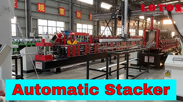 Automatic Stacker for Sheet Metal Roll Forming Machine | Auto Stacker Machine | stacking systems