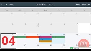 (04) Full Calendar js | Fetch Events from the database | Show Events on the calendar from database