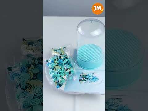 Конструктор квіти у колбі із заводним музичним механізмом 522 деталей, видео 1