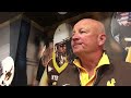 Craig Bohl speaks after Wyoming football's ninth fall practice