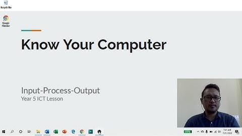 Year 5 week 1 - Input Process Output