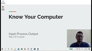 Year 5 week 1 - Input Process Output