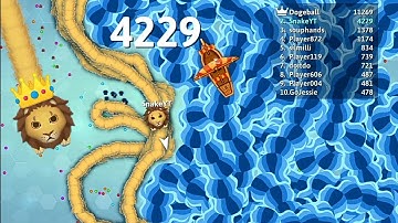 Snake. Io 🐍 TRAPPING TOP 01 BIGGEST SNAKE IN THE LOBBY! Epic Snake Io Gameplay