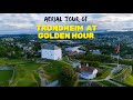 Aerial Tour of Trondheim at Sunset 🌇 🇳🇴| 4K-30 FPS |